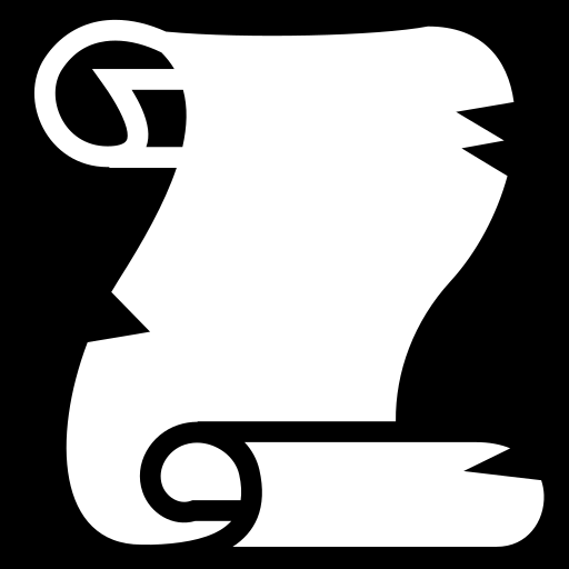 scroll-unfurled icon