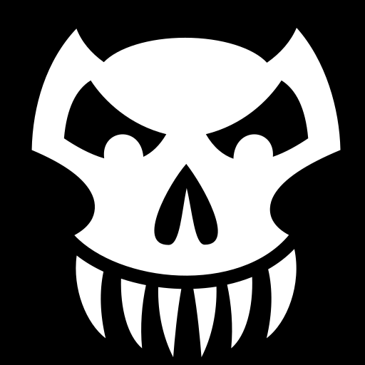 sharped-teeth-skull icon