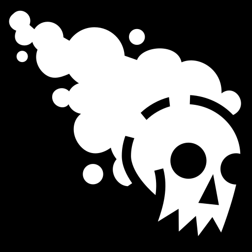 skull-bolt icon