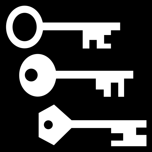three-keys icon