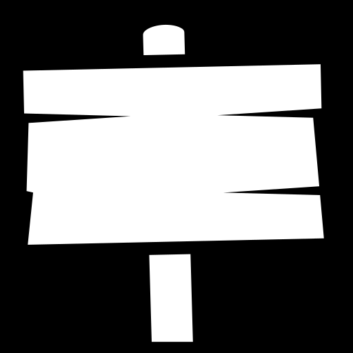wooden-sign icon