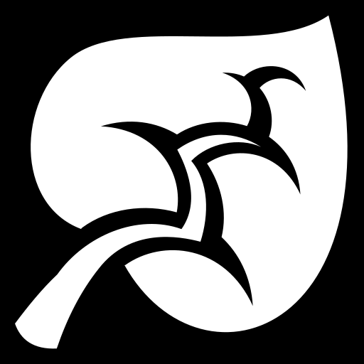 zigzag-leaf icon