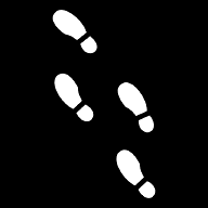footsteps icon