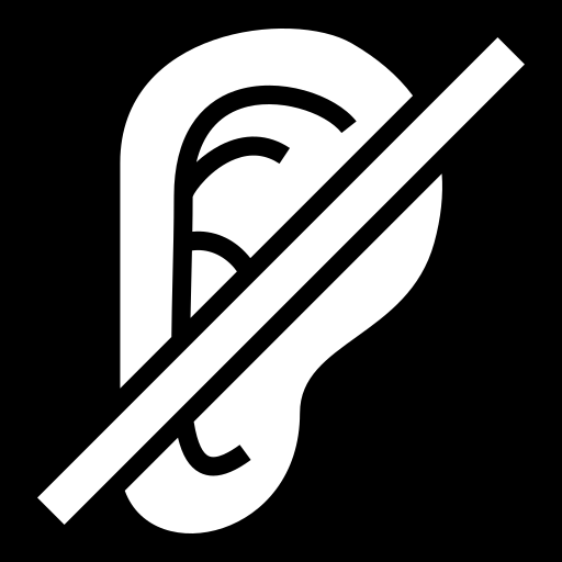 hearing-disabled icon